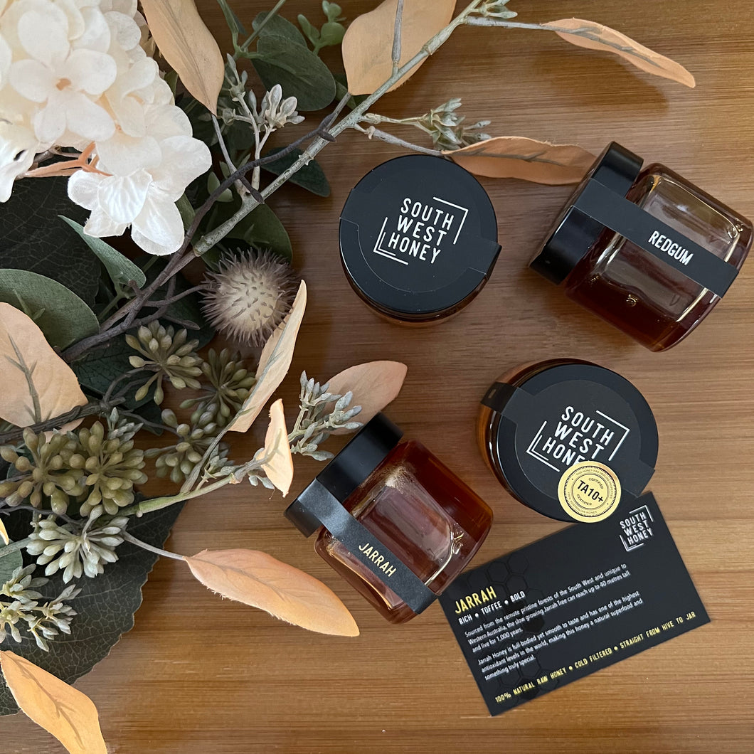 South West Honey Premium Honey Flight - The Gourmet Box Australia